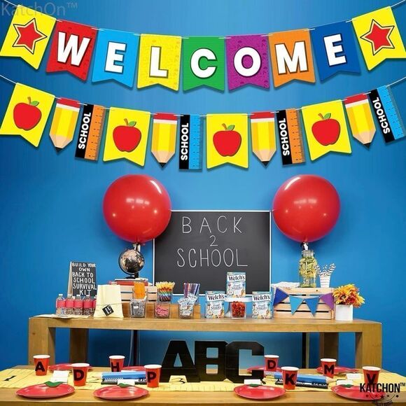 🤯5/$20🤯 Welcome Banner For School Decorations 10 Feet No DIY NWT - Picture 7 of 8